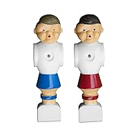 Pair of Traditional Replacement Foosball Players - RED & Blue
