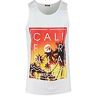 ShirtBANC Original California Republic Mens Tank Top Shirts Cali Weather Gear