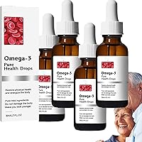 Natravor Omega-3 Natural VasClear Drops, NATRAVOR Omega-3 Drops, High-Potency Omega-3 Fish Oil (4PCS)