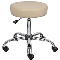 Boss Office Products Be Well Medical Spa Stool in Beige 275 lbs