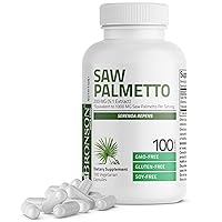 Bronson Saw Palmetto 1000 MG per Serving Extra Strength Supports Healthy Prostate Function & Urinary Health Support - Non GMO, 100 Vegetarian Capsules