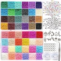 1450Pcs Letter Beads, Acrylic 4X7Mm round Letter Beads Kits, Alphabet Beads  A-Z