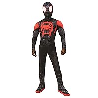 Rubie's Boys Spider-man: Into the Spider-verse Child's Deluxe Miles Morales Spider-man CostumeCostume