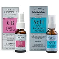 Liddell Homeopathic Cough and Sinus Bundle - Cough + Bronchial and Sinus Congestion + Headache