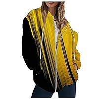 Tie Dye Hoodies For Women Full Zip Up Jackets Oversized Y2k Cute Sweatshirts Fall Fashion Comfy Outerwear