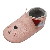 Mejale Baby Leather shoes Infant Crawling Toddler Moccasins Brown White Purple Navy Cute Boy Girl Slippers