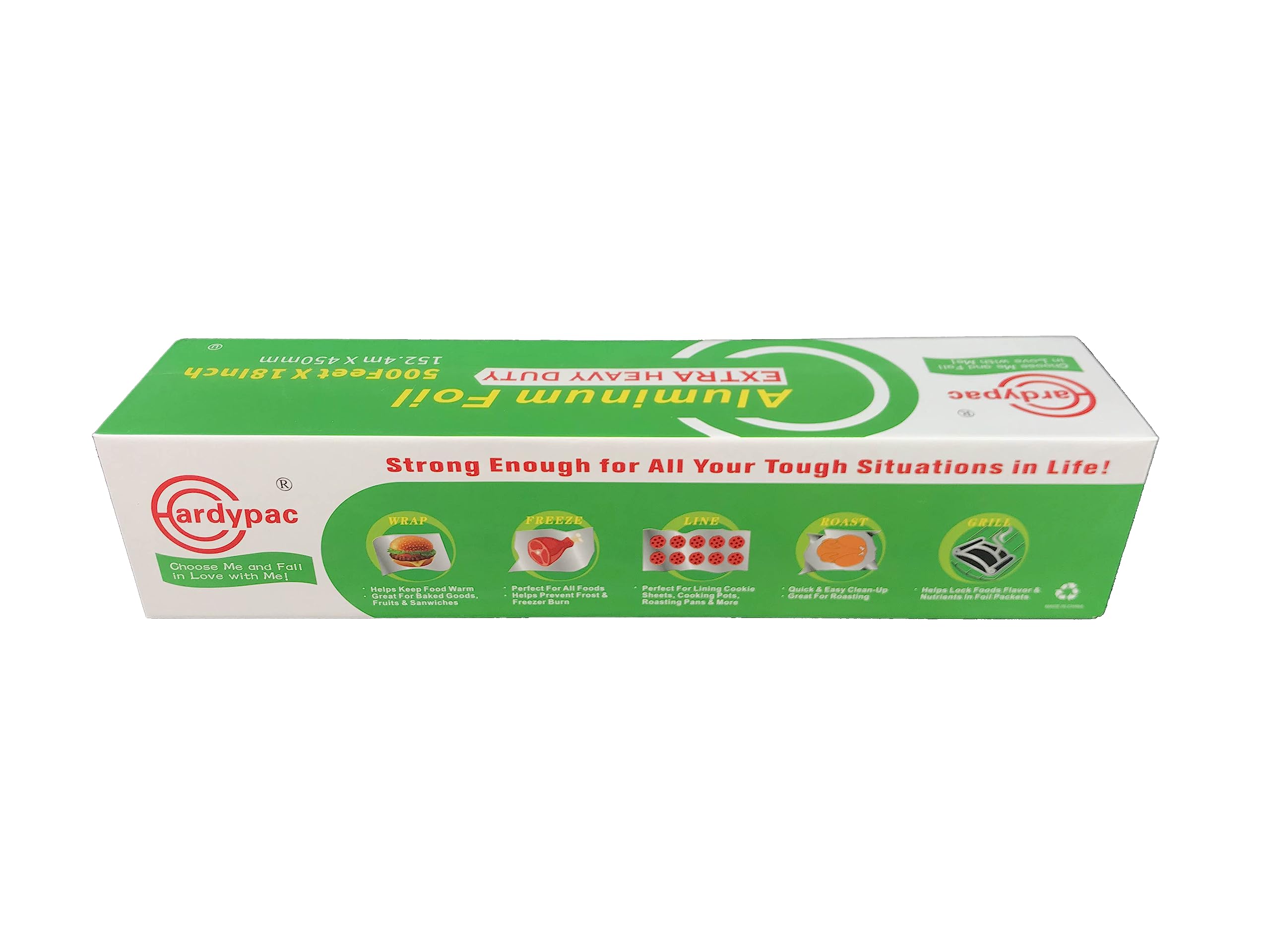 Hardypac Superior Extra Heavy Duty Aluminum Foil Roll, 18