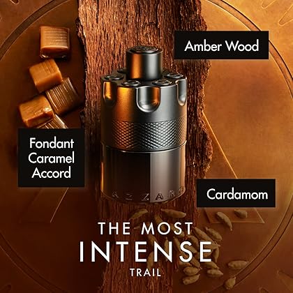 Azzaro The Most Wanted Eau de Parfum Intense - Seductive Mens Cologne - Father's Day Gift - Fougère, Ambery & Spicy Fragrance for Date - Lasting Wear - Luxury Perfumes for Men