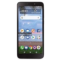 Simple Mobile TCL A1 4G LTE Prepaid Smartphone (Locked) - Black - 16GB - Sim Card Included - GSM