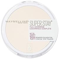 Maybelline Super Stay Full Coverage Powder Foundation Makeup, Up to 16 Hour Wear, Soft, Creamy Matte Foundation, Fair Porcelain, 1 Count