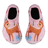 ESTAMICO Kids Water Shoes Toddler Beach Lightweight Quick Dry Skin Barefoot Sports Swim Aqua Socks for Boys Girls
