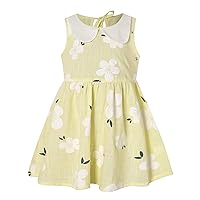 Toddler Girls Sleeveless Tank Dress Cute Printed Summer Casual Sundress Playwear Dress 6 Months -6 Years