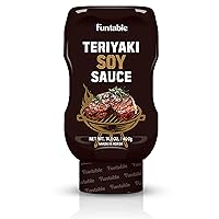 Funtable TERIYAKI SOY SAUCE (Teriyaki, 14.1oz, Pack of 1) - Korean Authentic Sweet Soy Sauce, Ideal for Dipping, Marinating, & Seasoning Korean Bulgogi, Meats, & Grilled Dishes.