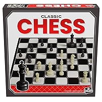 Classic Games - Chess - Includes Full-Sized Plastic Staunton Chess Figures with 2.5