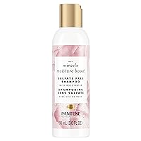Nutrient Blends Miracle Moisture Boost Rose Water Shampoo Sulfate Free, 3 Fl Oz