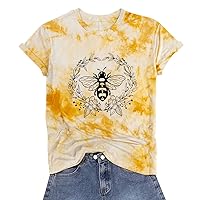 Bee Shirt Women Be Kind: Tshirt Cute Bee Graphic Tees Funny Inspirational Short Sleeve Tee Tops Casual Flower Blouse