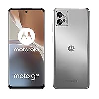 Motorola Moto G32 Dual-Sim 128GB ROM + 4GB RAM (GSM only | No CDMA) Factory Unlocked 4G/LTE Smartphone (Satin Silver) - International Version