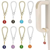 Letter Charm Accessories for Stanley Cup,8PCS Initial Name ID Personalized Handle Charm for Stanley Tumbler/Simple Tumbler