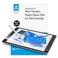 MOBDIK [2 Pack Paper Screen Protector Compatible with iPad 9/8/7 (10.2-Inch, 2021/2020/2019, 9th/8th/7th Generation), Crafted for Natural Writing, Anti Glare with Easy Installation Kit