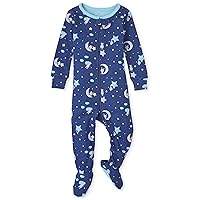 The Children's Place Baby Girl and Toddler Girl Snug Fit Cotton Zipper One Piece Pajamas
