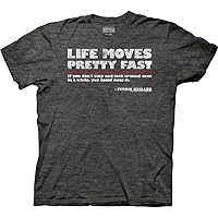 Ripple Junction Ferris Bueller's Day Off Life Moves Quote Adult T-Shirt