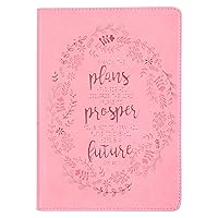Christian Art Gifts Classic Journal I Know The Plans Jeremiah 29:11 Bible Verse, Inspirational Scripture Notebook, Ribbon Marker, Pink Faux Leather Flexcover, 336 Ruled Pages Christian Art Gifts Classic Journal I Know The Plans Jeremiah 29:11 Bible Verse, Inspirational Scripture Notebook, Ribbon Marker, Pink Faux Leather Flexcover, 336 Ruled Pages Imitation Leather