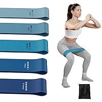 Resistance Bands, Mini Loop Resistance Bands Exercise Workout Bands for Women Elastic Bands for Whole Body Fitness Booty Leg Stretching Physical Therapy Strength Training