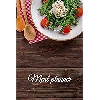 Meal Planner: Meal planner notebook with shopping list. Plan daily menu for family. Includes 3 months of weekly meal plan. Easily reference weekly/daily meals.