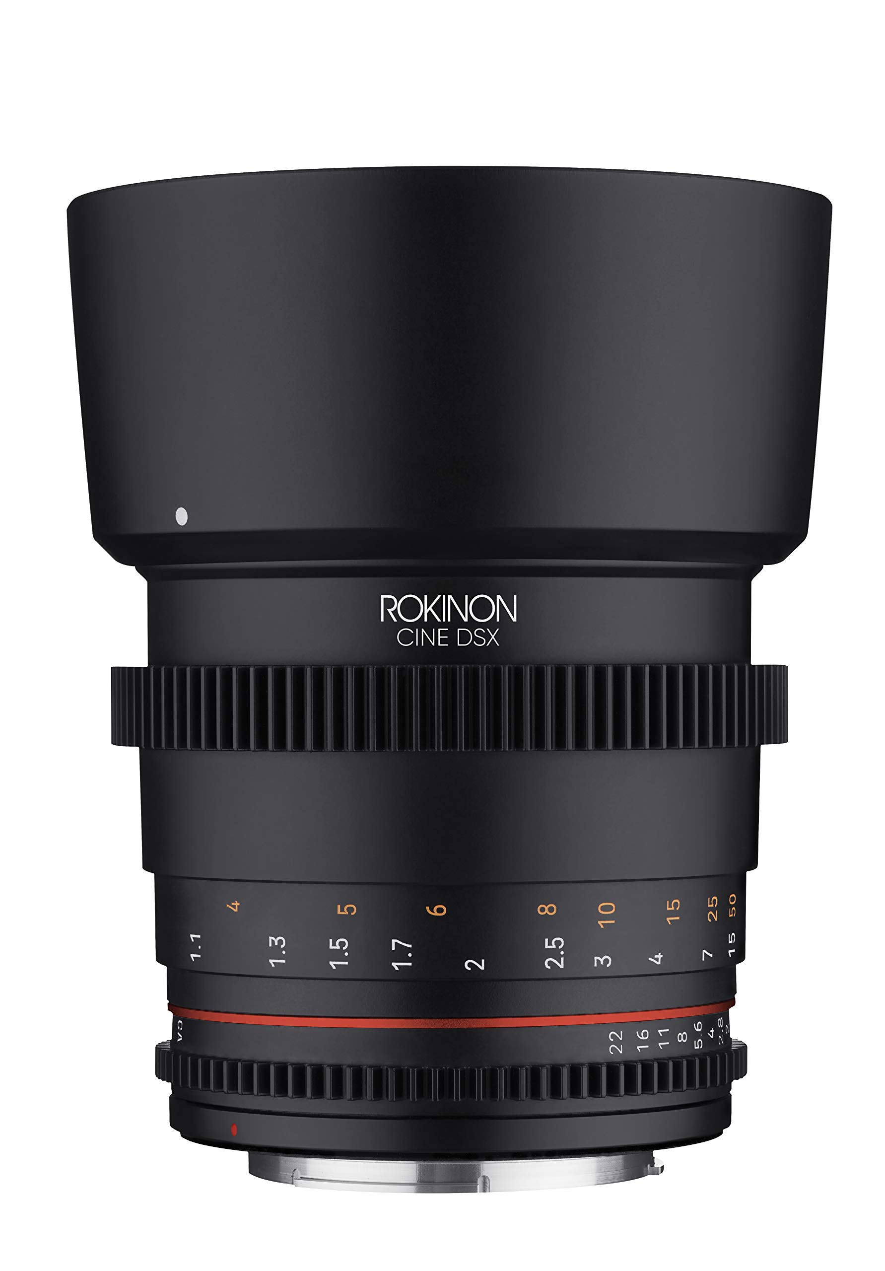 Rokinon 85mm T1.5 High Speed Full Frame Cine DSX Lens for Canon EF