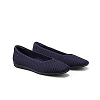 VIVAIA Margot CloudWalker Women's Casual Flats Slip on Washable Ballet Flats Shoes Comfortable Square-Toe Style