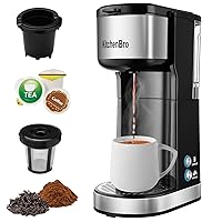 Cuisinart SS-10P1 Premium Single Serve Coffeemaker with Coffee Canister 1  cups and Handheld Milk Frother Bundle (3 Items)