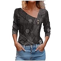 Oversize Dressy Tops for Women Shirts for Women Button Down Shirt Women Black Shirt Shirt Tops for Women Casual Fall Long Sleeve Shirts for Women Short Sleeve Shirts Grey M