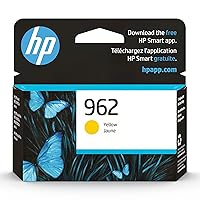Original HP 962 Yellow Ink Cartridge | Works with HP OfficeJet 9010 Series, HP OfficeJet Pro 9010, 9020 Series | Eligible for Instant Ink | 3HZ98AN