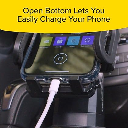 BulbHead Official As Seen On TV Cup Call Cup Holder Phone Mount for Car Adjustable Cell Phone Holder Fits Any Phone in Any Cup Holder - Rotates 360°, Tilts & Moves Left or Right