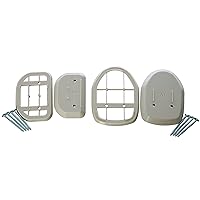Dreambaby Retractable Baby Gate Spacers - Suitable with Baseboard Thickness .50
