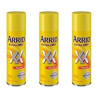Arrid Arrid Extra Dry Antiperspirant Deodorant Spray Regular (Pack of 3) Arrid Arrid Extra Dry Antiperspirant Deodorant Spray Regular (Pack of 3)