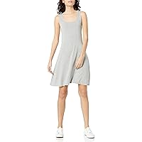 Amazon Essentials Women's Jersey Sleeveless Racerback Swing Dress (Previously Daily Ritual)