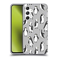 Head Case Designs Officially Licensed Andrea Lauren Design Gray Penguins Birds Soft Gel Case Compatible with Samsung Galaxy A54 5G