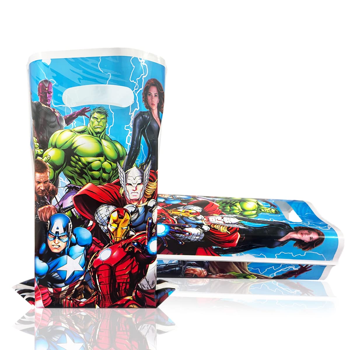 30 Pcs Superhero Party Gift Bags, Superhero Party Supplies, Superhero Party Decorations Supplies