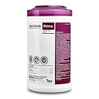 Sani-Cloth Prime Germicidal Wipes - Hospital Grade Cleansing Wipes for Healthcare, Industrial Cleaning, Fast-Acting Sanitation - X-Large Canister, 7.5 in x 15 in, 70 Wipes, 1 Pack