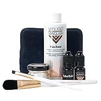 Vitiligo Vanquish Cosmetic Camouflage Kit by Fake Bake Liquid Concealer, Long Lasting Natural Color Customization Eliminates Appearance of Skin Depigmentation For Women & Men - Cover Lasts For Days