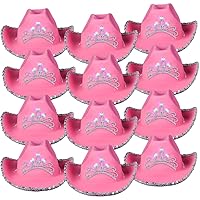 Rhode Island Novelty Child Pink Cowboy Hat with Blinking Tiara