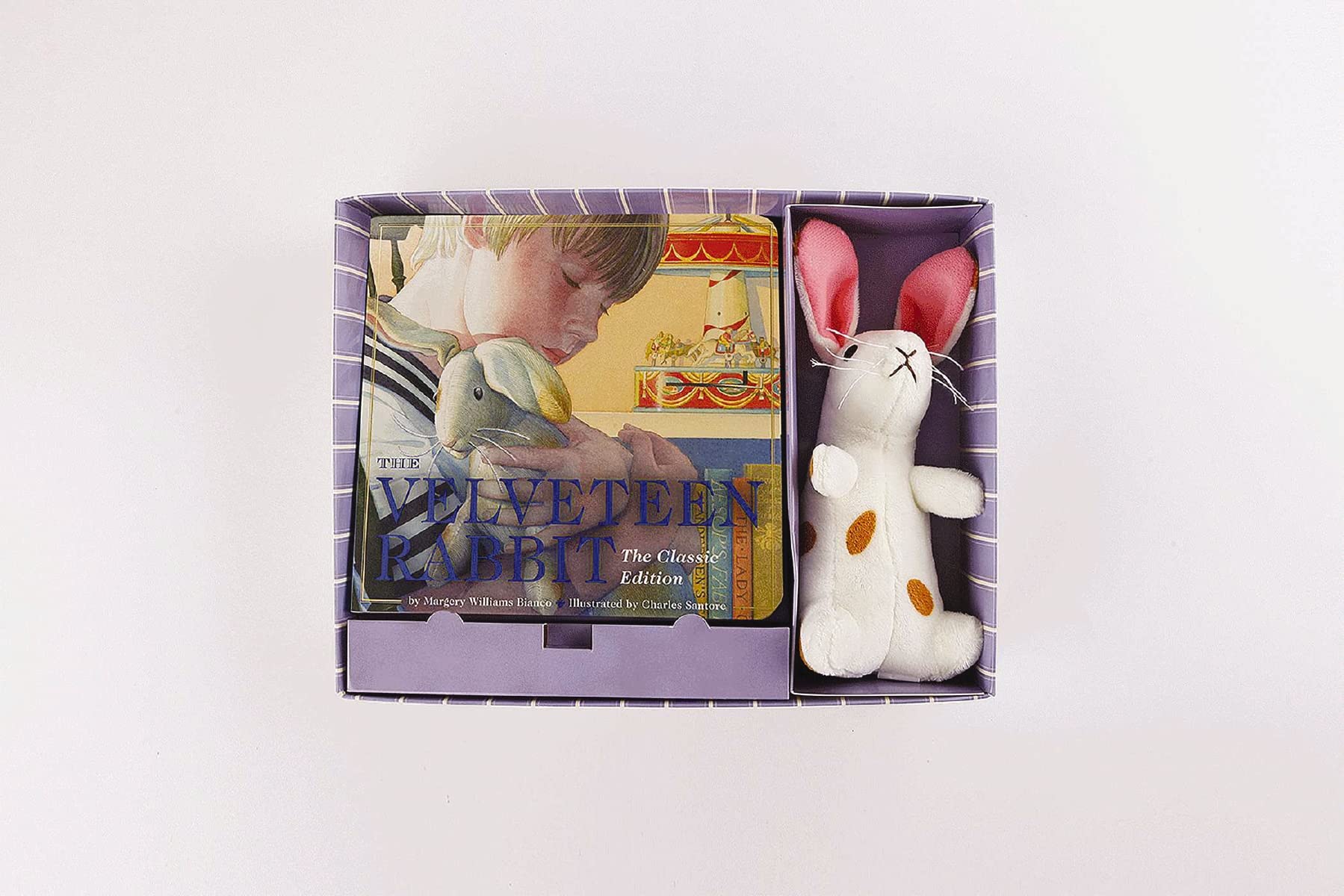 The Velveteen Rabbit Plush Gift Set: The Classic Edition Board Book + Plush Stuffed Animal Toy Rabbit Gift Set