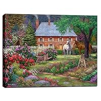 Cortesi Home 'The Sweet Garden' by Chuck Pinson, Canvas Wall Art, 26