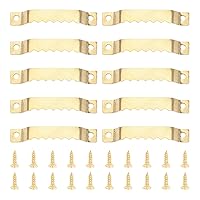 dophee 50Pcs Sawtooth Picture Hangers, Invisible Heavy Duty Photo Frame Hanging Hooks with Screws for Hanging Picture Paintings Canvas Artwork Clock Home Decoration, 2.05