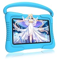 2023 Newest Kids Tablet, 7 Inch Tablet for Kids, 2GB 32GB(Support 128GB Expand), Parental Control Android 11.0, WiFi Bluetooth Dual Camera, YouTube, Netflix, Disney+, Case with Stand(Sky Blue)