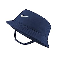 Nike Dry Infant/Toddler Girls' Bucket Hat (Midnight Navy(6A2682-U90)/White, 12-24 Months)