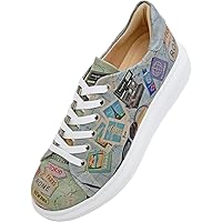 DOGO Wedge Sneakers for Women - Handmade and Vegan Leather Platform Sneakers for Women, Unique Chunky Sneakers
