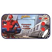 LEXiBOOK Marvel Spider-Man Peter Parker, Compact Cyber Arcade®, Portable Gaming Console, 150 Games, LCD Colour Screen, Battery Operated, Blue, Spider-Man - JL2367SP