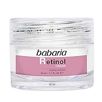 Babaria Retinol Face Rejuvenator, 1.7 oz - Night Cream Face Moisturizer - Anti Aging Cream with Hyaluronic Acid for Wrinkle Reduction, Skin Firmness and Collagen Synthesis - Light and Fast Absorption